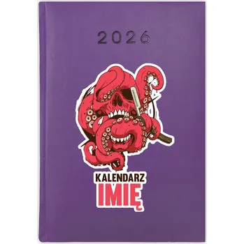 Kalendář Knihový kalendář 2026 A5 fialový