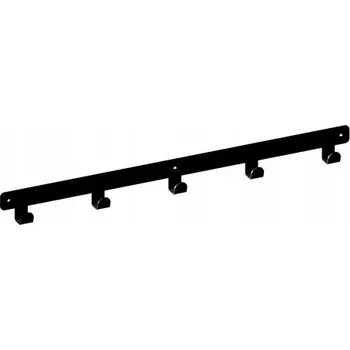 Věšák Šatní ramínko kovový Gamet černý