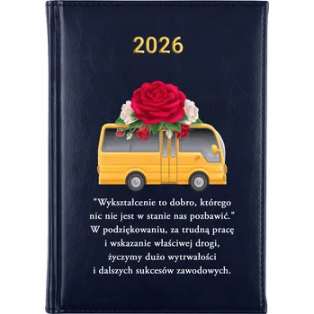 Kalendář Knižkový kalendář 2026 A5 FunnyCase modrý