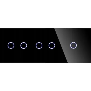 vypínač Rámeček trojitý DC Smart Home černý