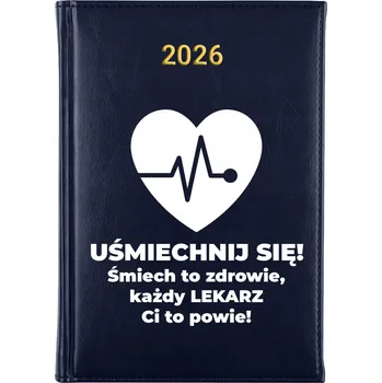 Kalendář Knižkový kalendář 2026 A5 FunnyCase modrý