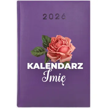 Kalendář Knihový kalendář 2026 A5 fialový