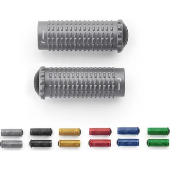 Rizoma Stupačky sklopné RIZOMA EXTREME pro řidiče/spolujezdce, univerzální, červená (2ks) Červená