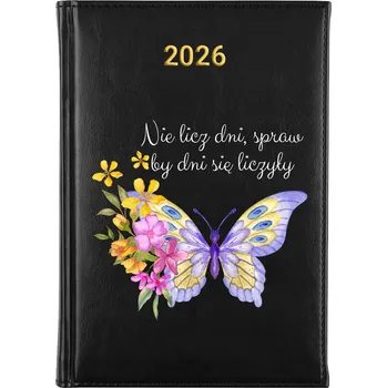 Diář Knižkový kalendář 2026 A5 černý