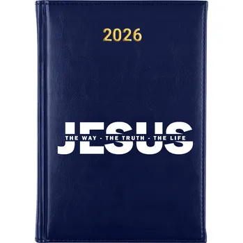 Kalendář Knižní kalendář 2026 A5 modrý