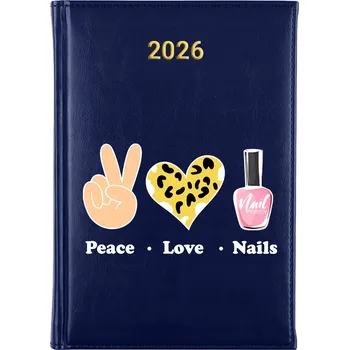 Kalendář Knižní kalendář 2026 A5 modrý