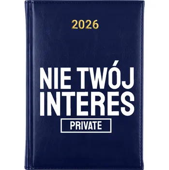 Kalendář Knižní kalendář 2026 A5 modrý