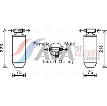 Sušič klimatizace Susarna, klimatizace DENSO DFD33013
