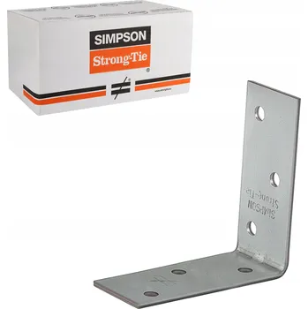 Tesařské kování Tesařské úhelníky 60x60x25 x2 mm, 200 ks, montážní, Simpson ANPS