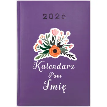 Kalendář Knihový kalendář 2026 A5 fialový