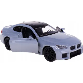 autíčko BMW M2 KOVOVÝ MODEL WELLY 1:34/39 ŠEDÝ