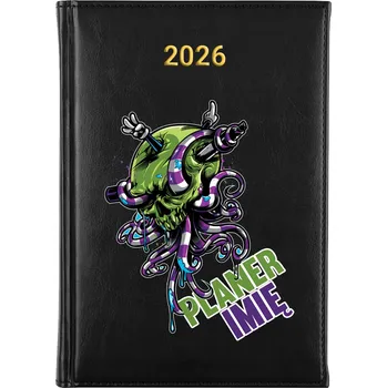 Kalendář Knižkový kalendář 2026 A5 černý