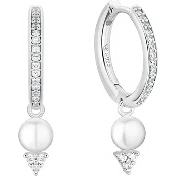 Náušnice GAURA PEARLS SK25365EL-W