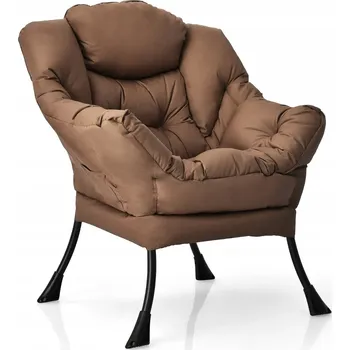 Křeslo Tradiční křeslo Costway hnědé