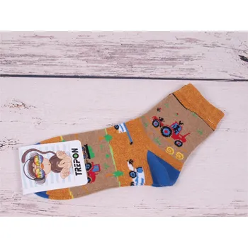 české dětské ponožky TREPON FARMA pro malé farmáře velikosti ponožek: 22-24 ( EUR vel. 33-37)