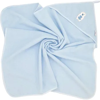 Prostěradlo Deka s kapucí Bocioland 80 x 80 cm modrá