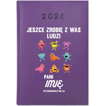 Kalendář Knihový kalendář 2026 A5 fialový