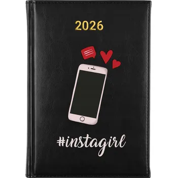 Diář Knižkový kalendář 2026 A5 černý