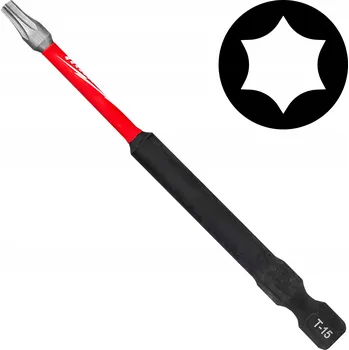 Bit Úderový bit Torx TX15 Milwaukee Shockwave 90 mm