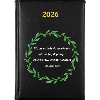 Kalendář Knižkový kalendář 2026 A5 černý