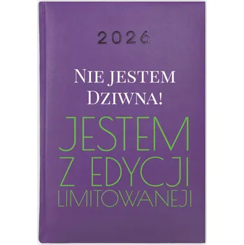 Kalendář Knihový kalendář 2026 A5 fialový