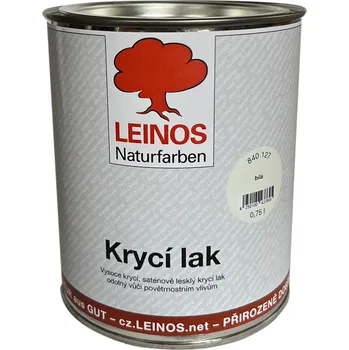 Olej na dřevo LEINOS 840.127 - Krycí lak saténově lesklý 0,75lt