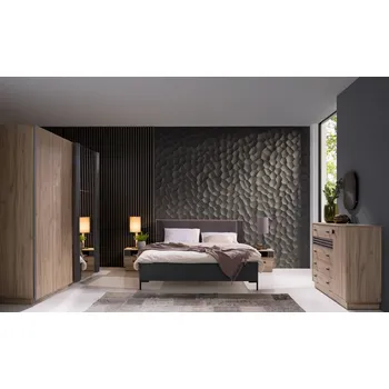 Ložnicová sestava Meblar Ložnice Allmo 1 Vyber provedení: Dub estana + antracit