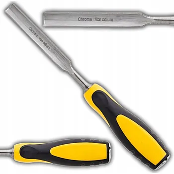 Dláto TRUHLÁŘSKÉ DLÁTO PŮLKRUHÉ NA DŘEVO 18mm S PROTISKLUZOVOU RUKOJETÍ