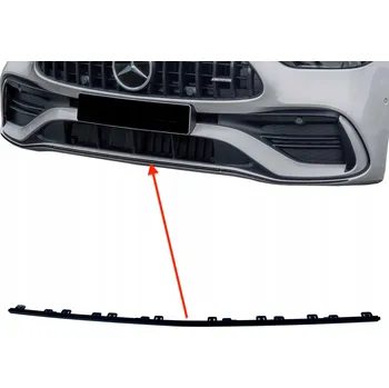 Lišta karosérie Středová lišta předního nárazníku MERCEDES C-KLASA W206 AMG černá A206