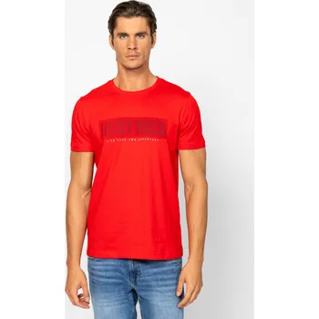 Pánské tričko HEAVY TOOLS MAREEN Barva: Red, Velikost: XXL