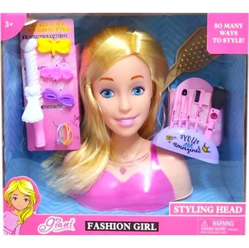 Panenka PANENKA HLAVA NA ČESÁNÍ, LÍČENÍ A STYLING + PŘÍSLUŠENSTVÍ