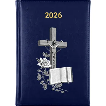 Kalendář Knižní kalendář 2026 A5 modrý