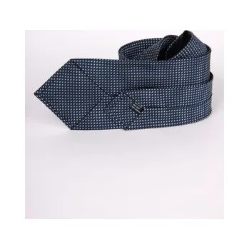 Kravata ELSNER Kravata JEDWAB ŻAKARD A0843 Tmavomodrá OS