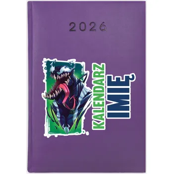 Kalendář Knihový kalendář 2026 A5 fialový