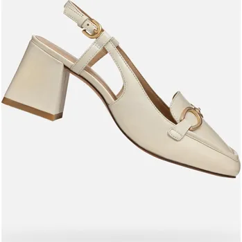 Dámské lodičky Dámské boty na podpatku GEOX CORONILLA KRÉMOVÁ 41