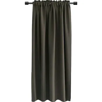 Mybesthome Cairo Blackout Zatemňovací závěs s řasící páskou, 135 × 160 cm, grafitový, 1 ks