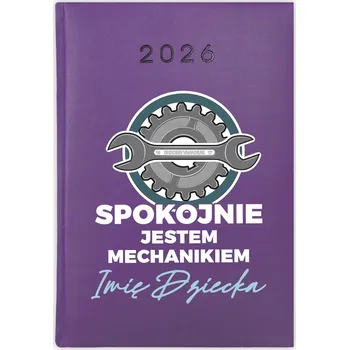 Kalendář Knižní kalendář 2026 A5 FunnyCase fialový