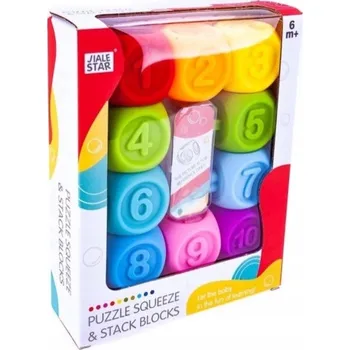 Senzorické kostky Hračka vzdělávací