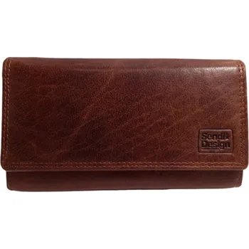 Peněženka Sendi Design Dámská kožená peněženka B-D204 RFID hnědá