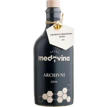 Dárkový potravinový koš Firemní dárek pro VIP zákazníky - Archivní medovina, ročník 2006