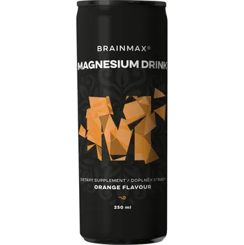 BrainMax Magnesium drink 375 mg, hořčík, 250 ml Příchuť: pomeranč