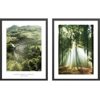 Obraz Obraz v rámu Woods, 40 × 30 cm, set 2 ks OB-22720