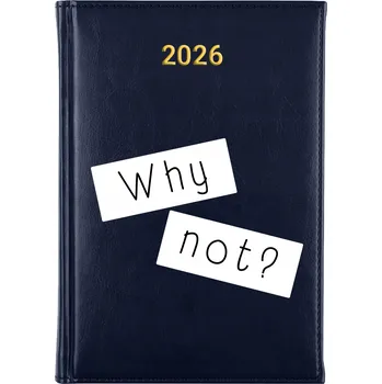 Kalendář Knižkový kalendář 2026 A5 FunnyCase modrý