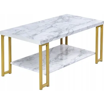 Konferenční stolek Konferenční stolek Costway obdélníkový 100 x 49,5 x 45 cm, zlatý