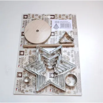 Vánoční dekorace Sada vykrajovaček - stromeček (13,5 cm)