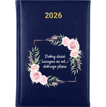 Kalendář Knižní kalendář 2026 A5 modrý