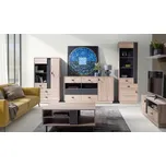 Meblar Obývací stěna Allmo 2 Vyber provedení: Dub estana + antracit