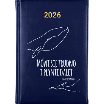 Kalendář Knižní kalendář 2026 A5 modrý