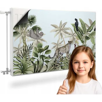 Obraz Magnetická podložka na radiátor, kryt 90 x 60 cm, zelená