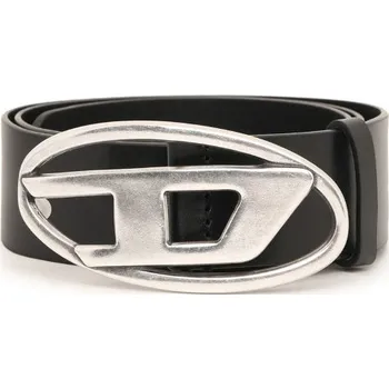 Opasek OPASEK DIESEL OVAL D LOGO B-1DR BELT BLACK